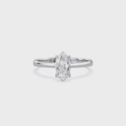 Solitaire Engagement Ring Marquise Lab Grown Diamond