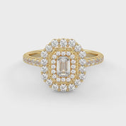 IGI Certified Double Halo Ring