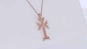 Khachkar Armenian Cross Pendant Necklace for Women & Men