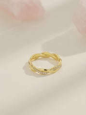 Twisted Rope Eternity Ring