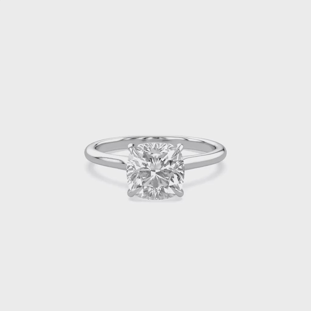 Solitaire Lab Grown Diamond Engagement Ring