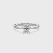 Radiant-Cut Solitaire Engagement Ring | Lab-Grown Diamond